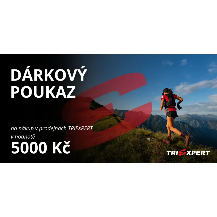 Tištěný dárkový poukaz na 5000 Kč