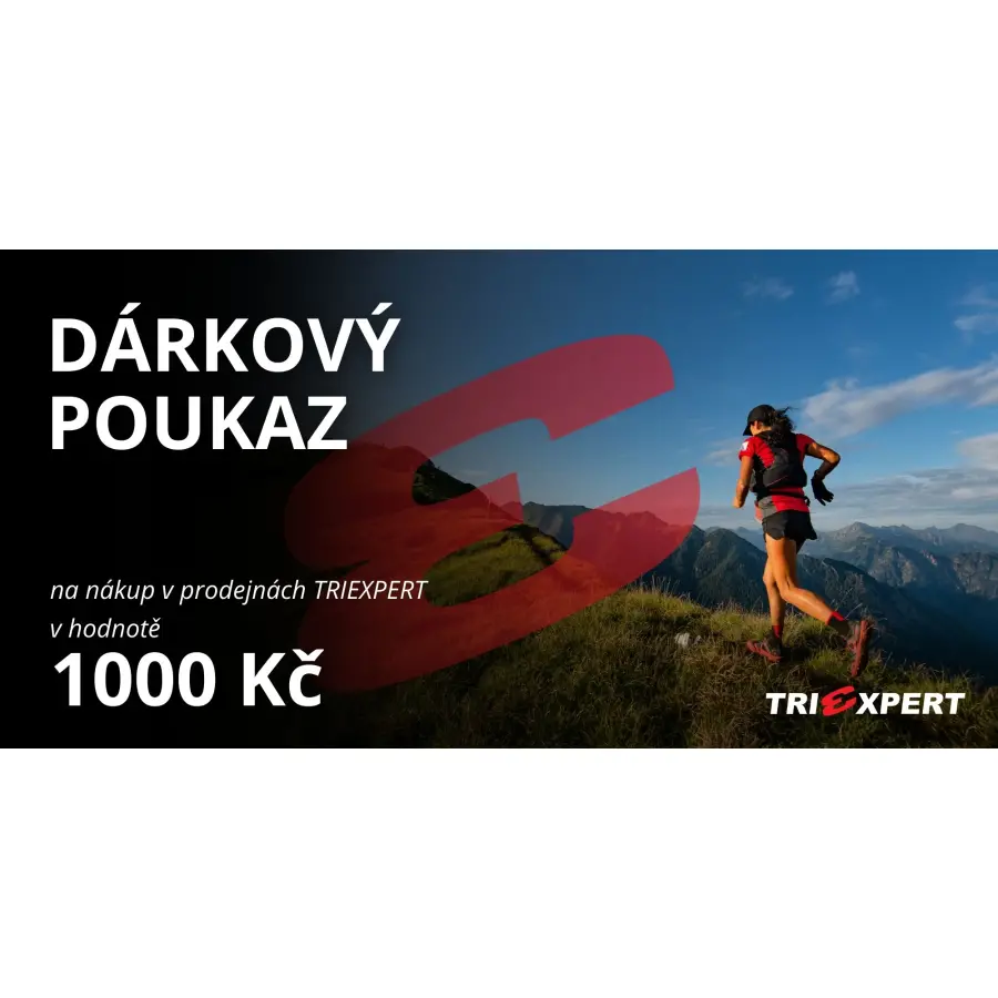 Tištěný dárkový poukaz na 1000 Kč