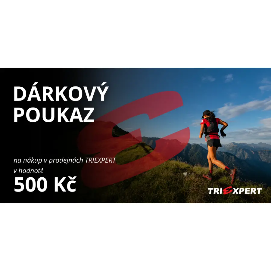 Tištěný dárkový poukaz na 500 Kč