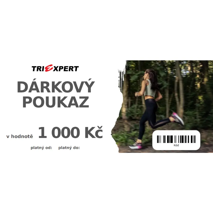 Elektronický dárkový poukaz na 1000 Kč