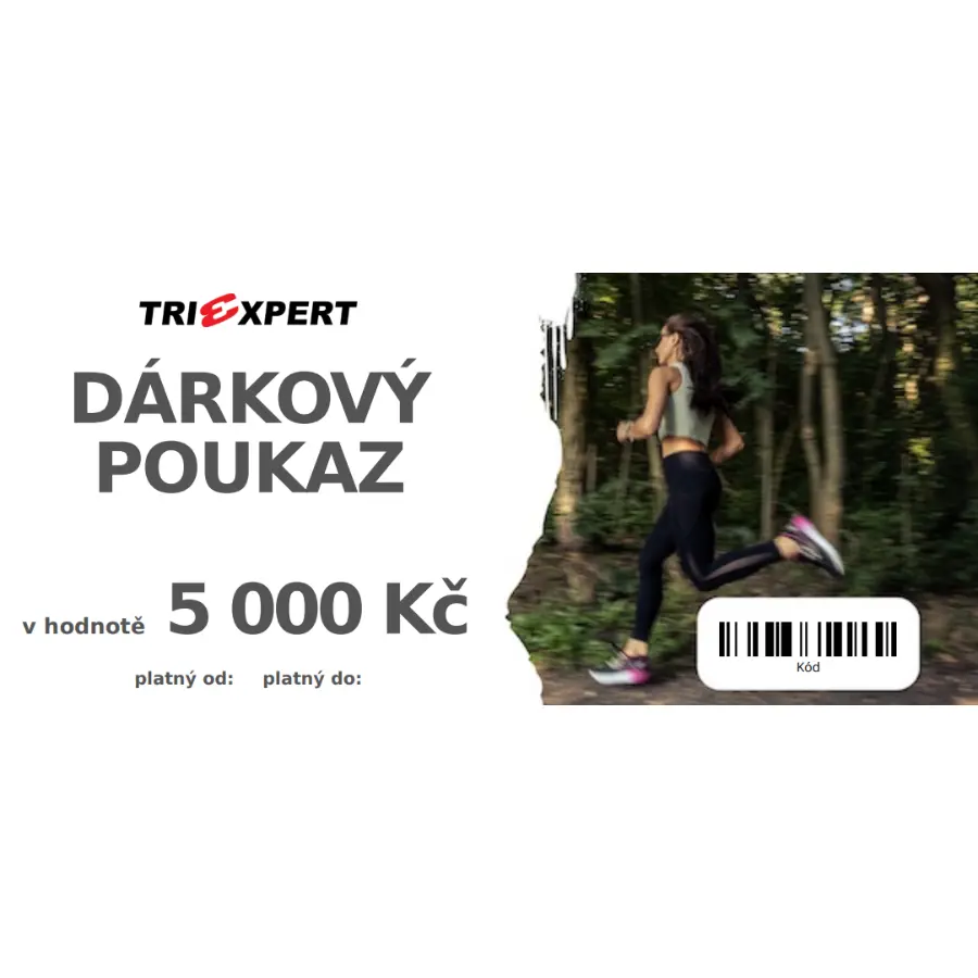 Elektronický dárkový poukaz na 5000 Kč