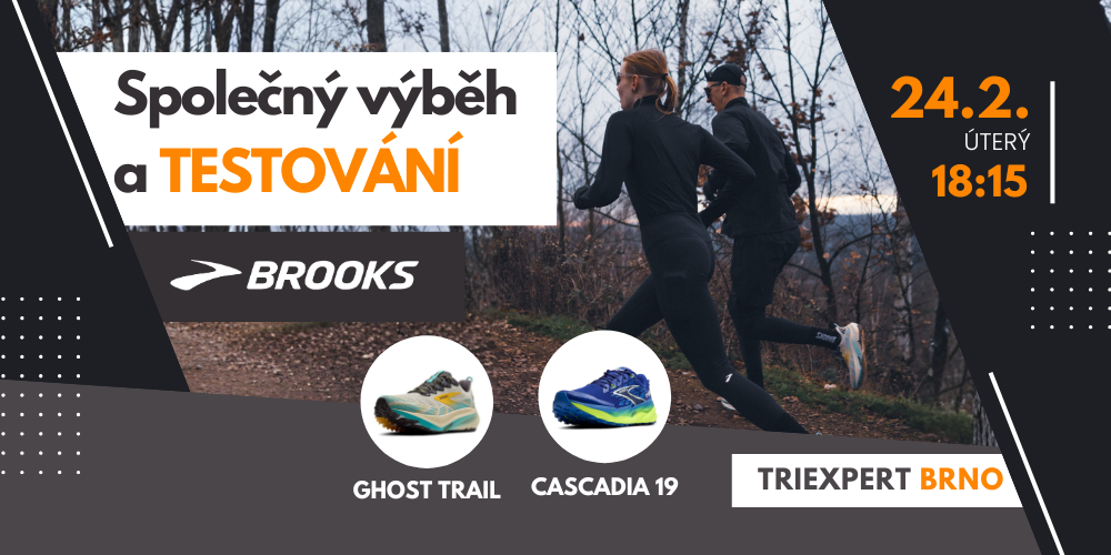 Pozvánka na testování běžeckých bot Brooks v Brně