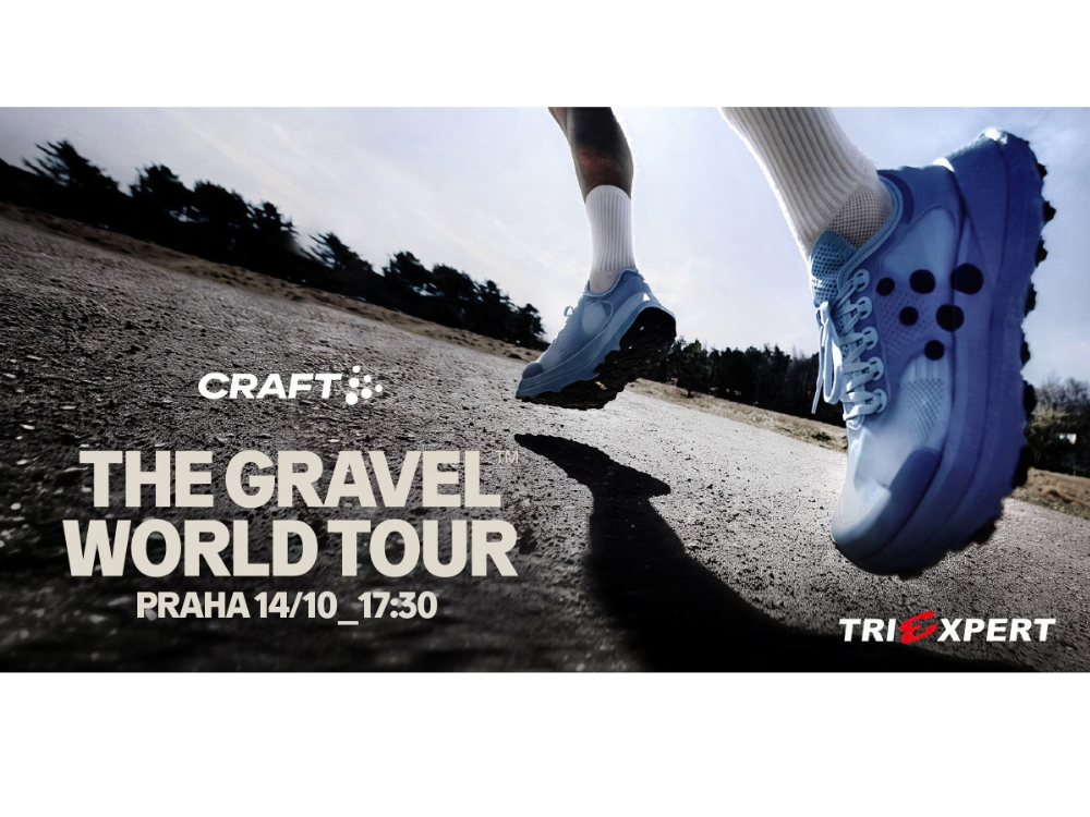 CRAFT The Gravel World Tour Praha 14. října 2026 - Triexpert Praha Anděl